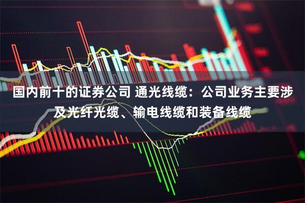 国内前十的证券公司 通光线缆：公司业务主要涉及光纤光缆、输电线缆和装备线缆